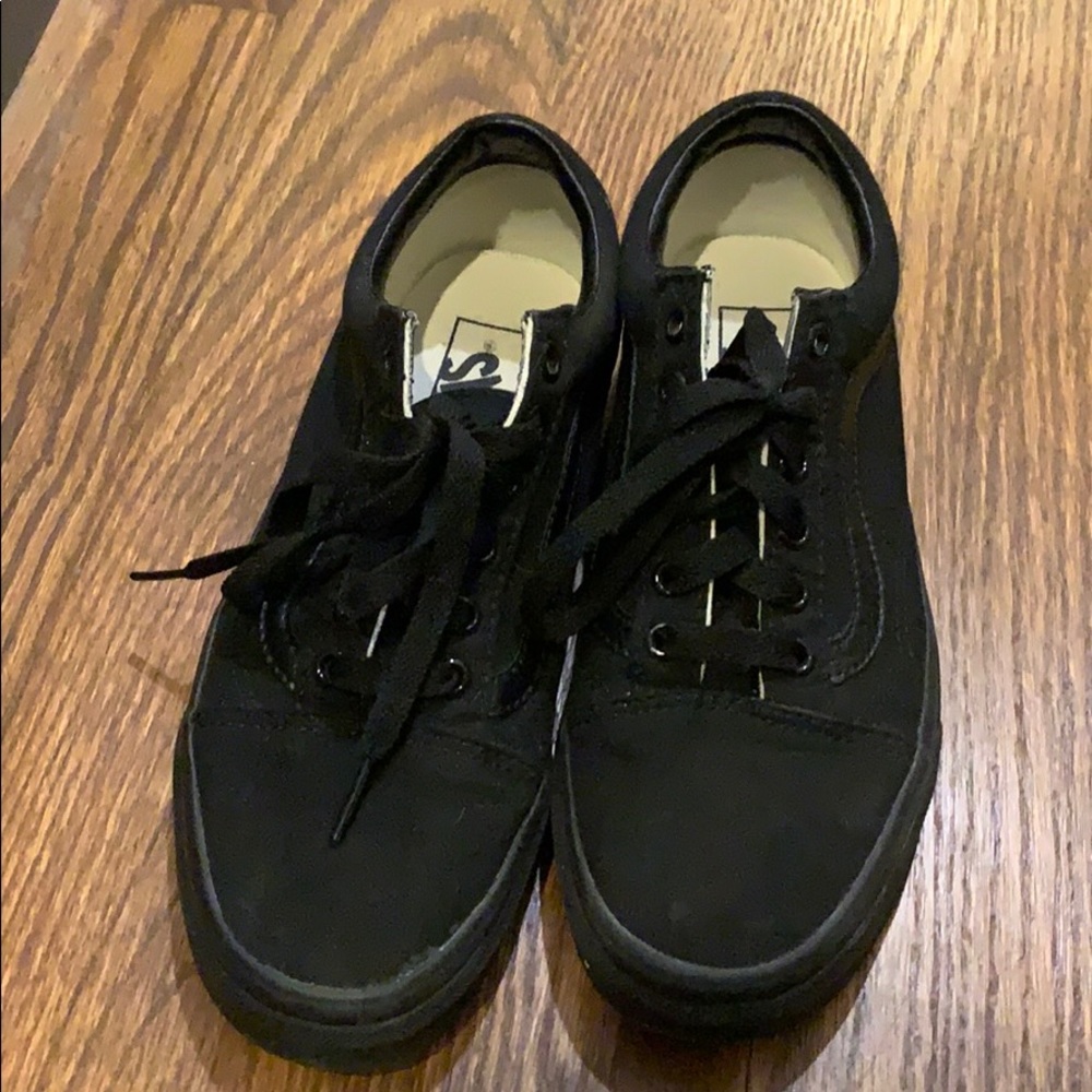 All black vans